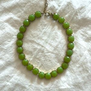 Light Green Jeweled Necklace
